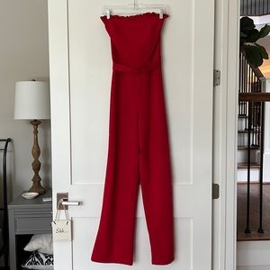 A Love Like You red strapless pantsuit size small